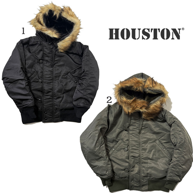 HOUSTON（ヒューストン） メンズ N-2B フライトジャケット フェイク
