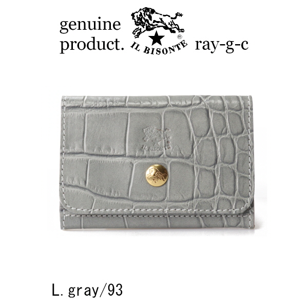 IL BISONTE（イルビゾンテ） カードケース 名刺入れ スナップボタン