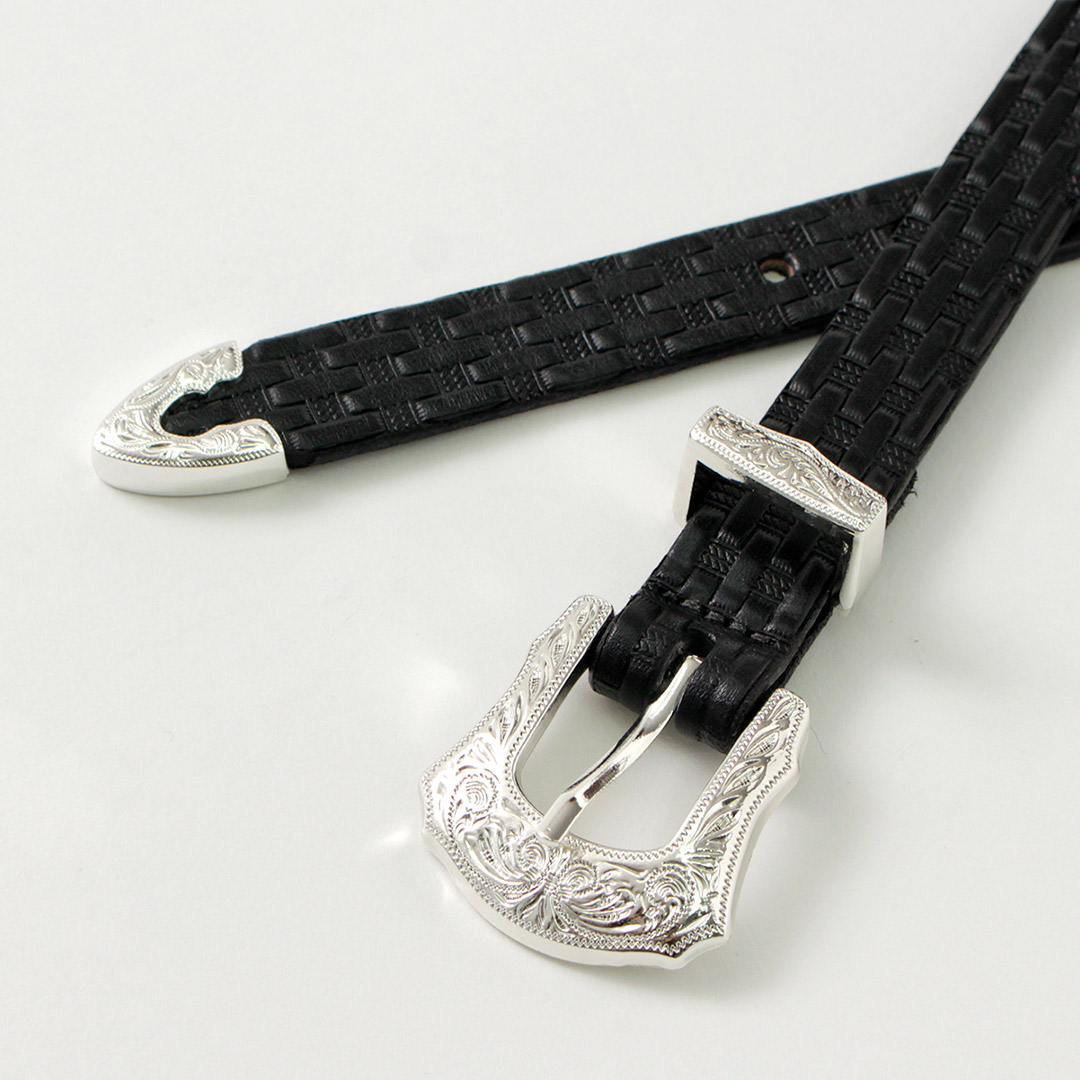 TORY LEATHER（トリーレザー） 3/4インチ ウエスタンベルト バスケット