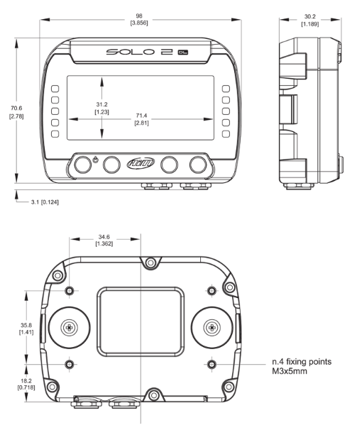 Aim SOLO2 DL GPSラップタイマー計測器 データーロガー 4輪/バイク