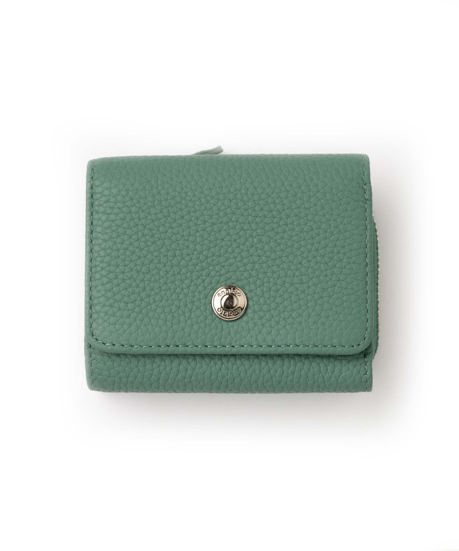 enokio ミニ財布 レディース 三つ折り財布 ミニウォレット 本革