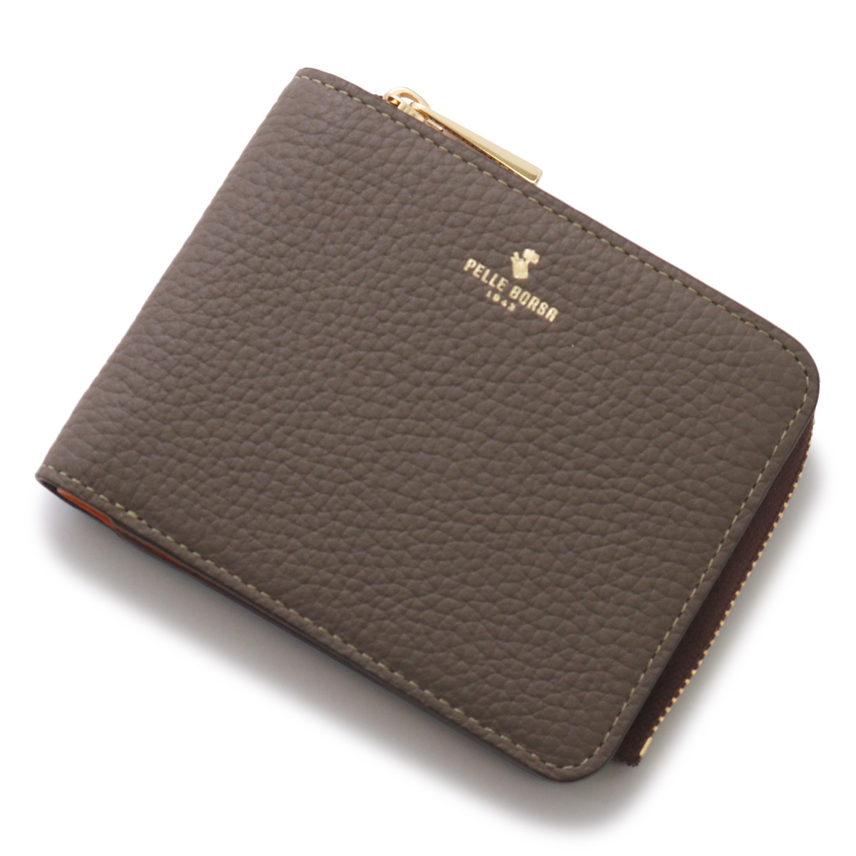 PELLE BORSA（ペレボルサ） 財布 二つ折り 本革 薄型 薄い レディース