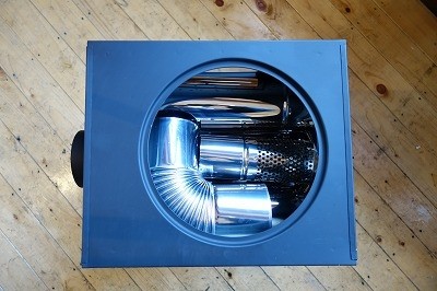 新保製作所 アウトドア専用ミニマトリョーシカ煙突（全長1300mm収納