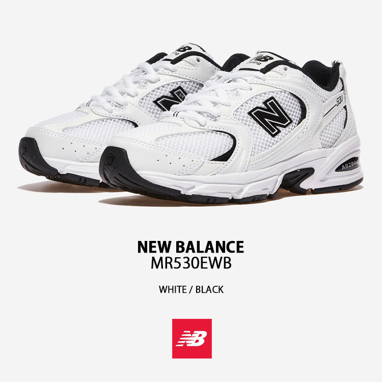 New Balance（ニューバランス） スニーカー MR530EWB WHITE BLACK
