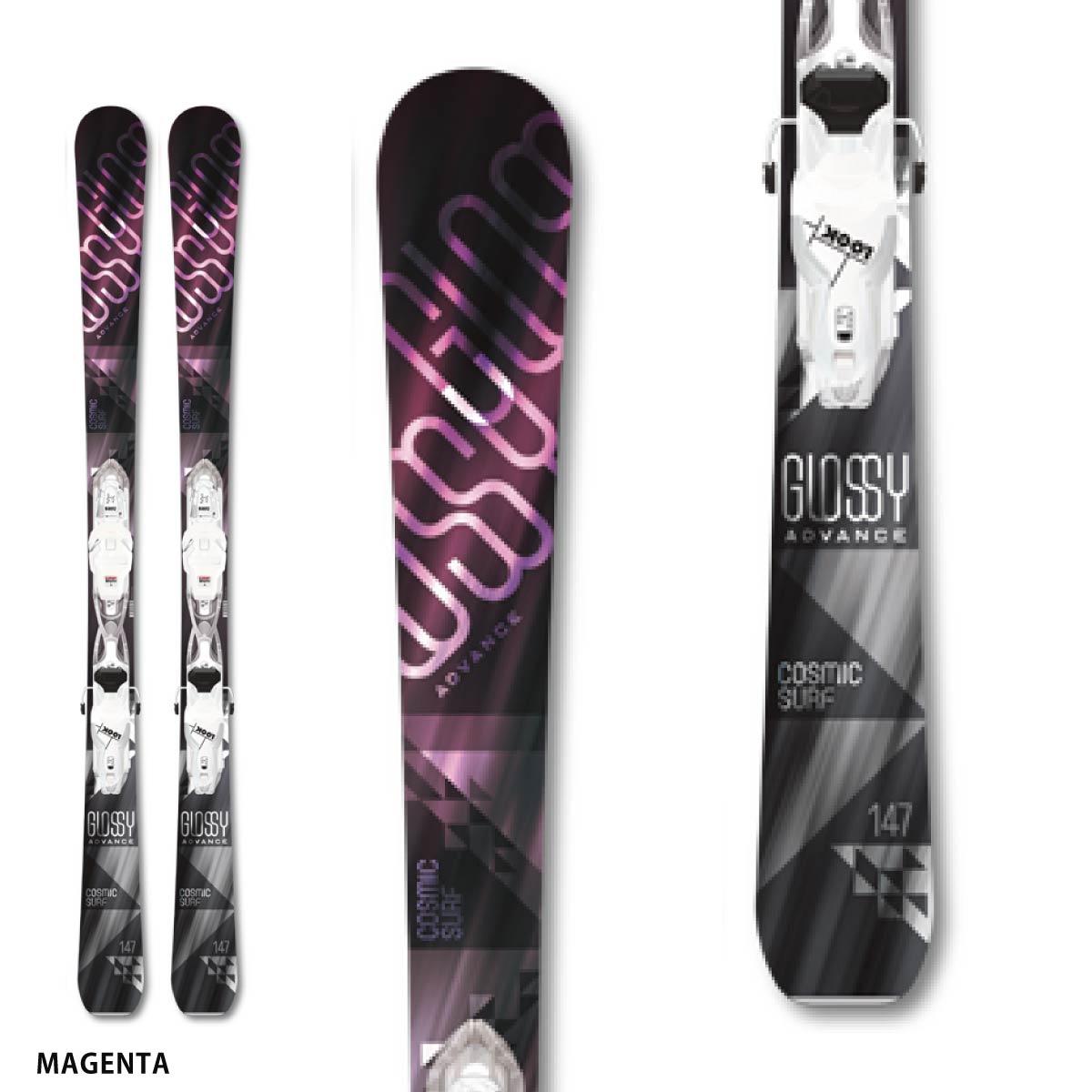 SWALLOW スワロー スキー板 レディース コスミックサーフ 2025 COSMIC