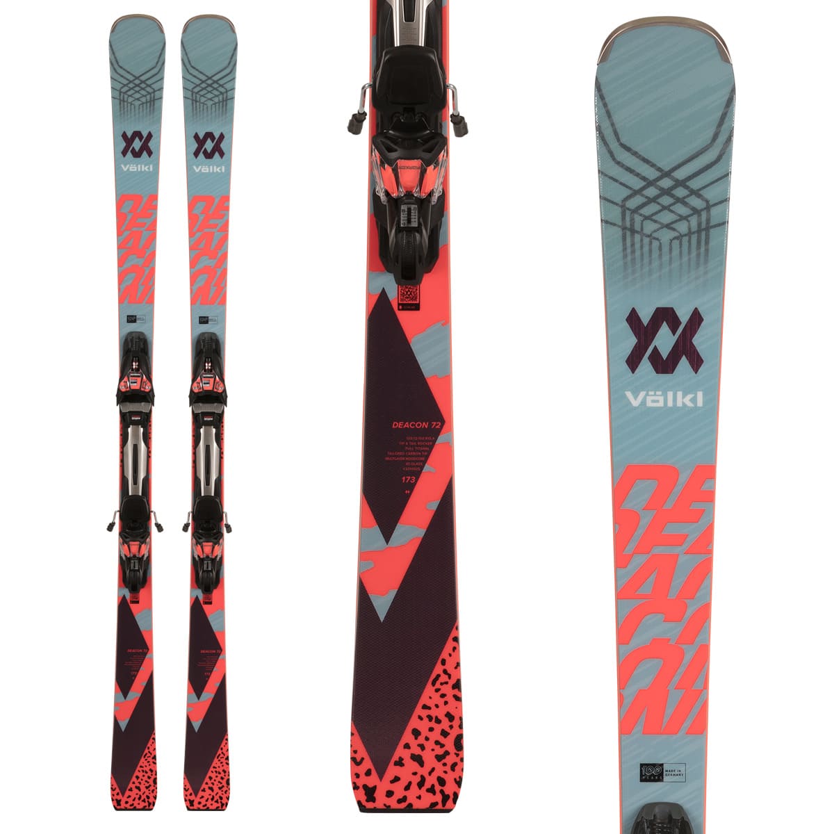 VOLKL（フォルクル） スキー板 メンズ レディース 2024 DEACON 72