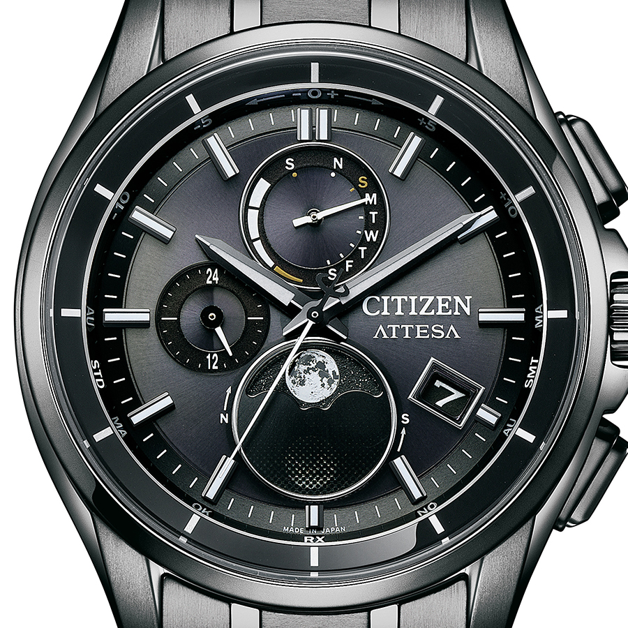 ATTESA（CITIZEN） シチズン アテッサ ブラックチタンシリーズ ムーン