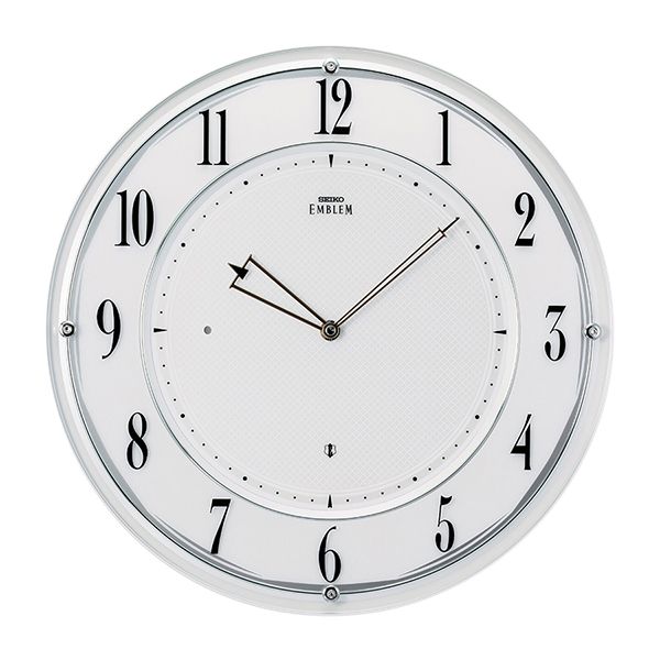SEIKO（セイコー） エムブレム 電波 掛け時計 HS562W クオーツ 電池式