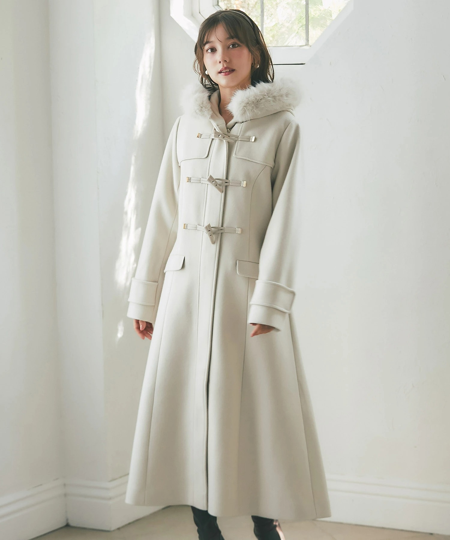 tocco closet（トッコ クローゼット） 取り外し可能なファー付き