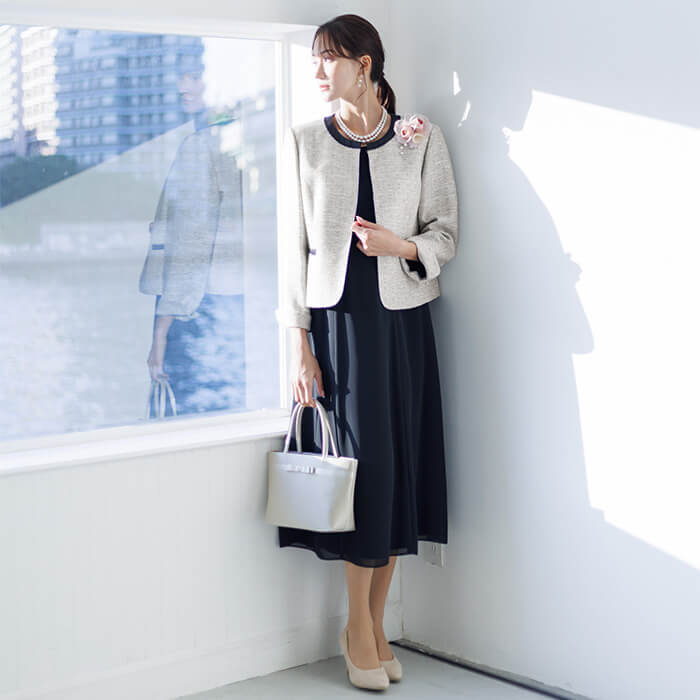 東京ソワール 大きいサイズ セレモニースーツ レディース 結婚式 入学