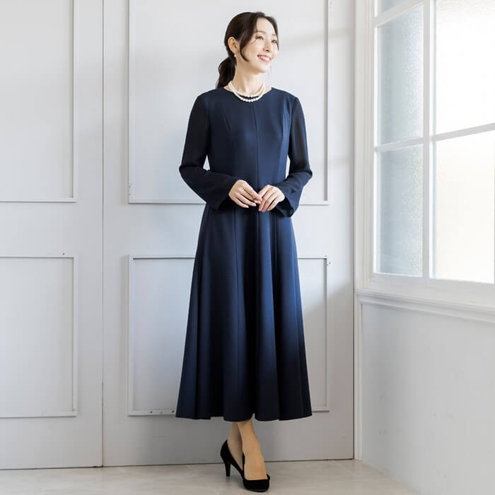 東京ソワール ロング ワンピース ドレス レディース 結婚式 挙式