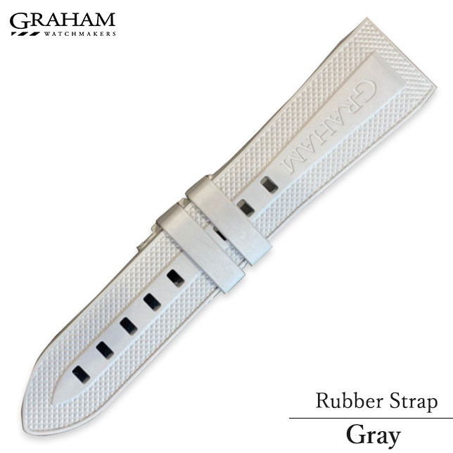 GRAHAM（グラハム） 正規品 グラハム腕時計 ラバーベルト 24mm 交換用