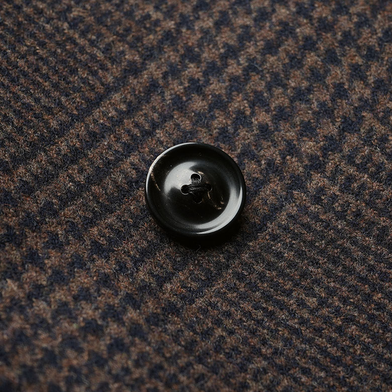 LARDINI（ラルディーニ） チェスターコート グレンチェック ウール