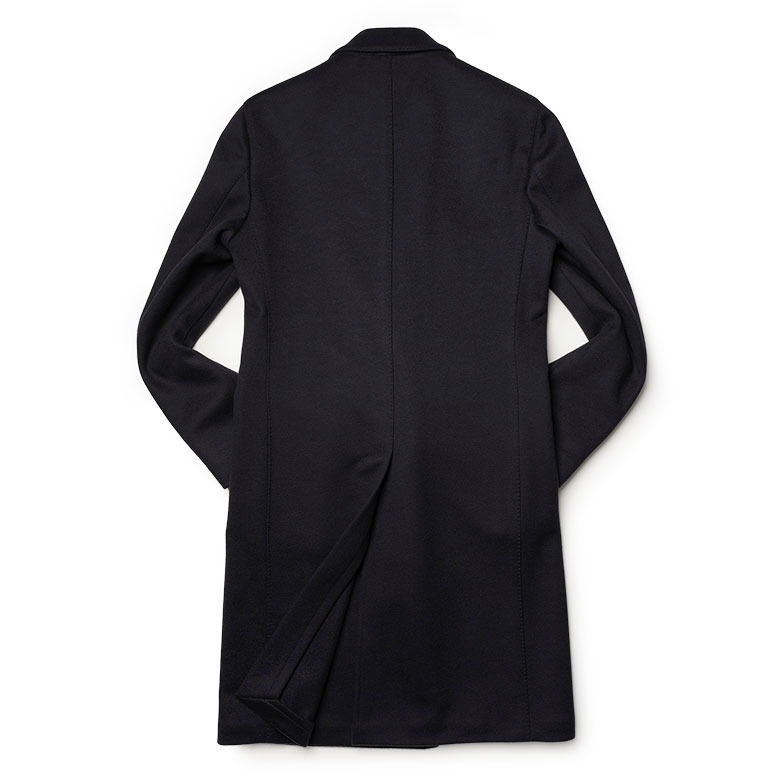 LARDINI（ラルディーニ） チェスターコート シングル ウール メルトン