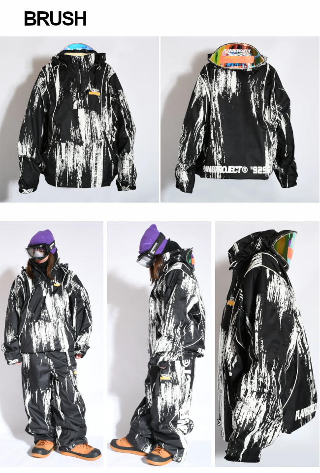 選べる特典付き 25-26 MTN,ROCK STAR PLAN B PROJECT PULLOVER JACKET