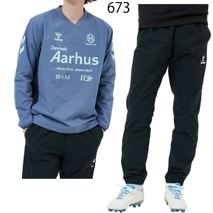 hummel（ヒュンメル） ピステ 上下 メンズ 裏メッシュ 長袖ピステ