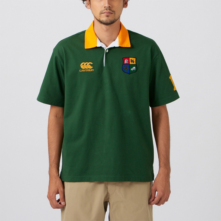 カンタベリー ラガーシャツ 半袖 メンズ canterbury ラグビー