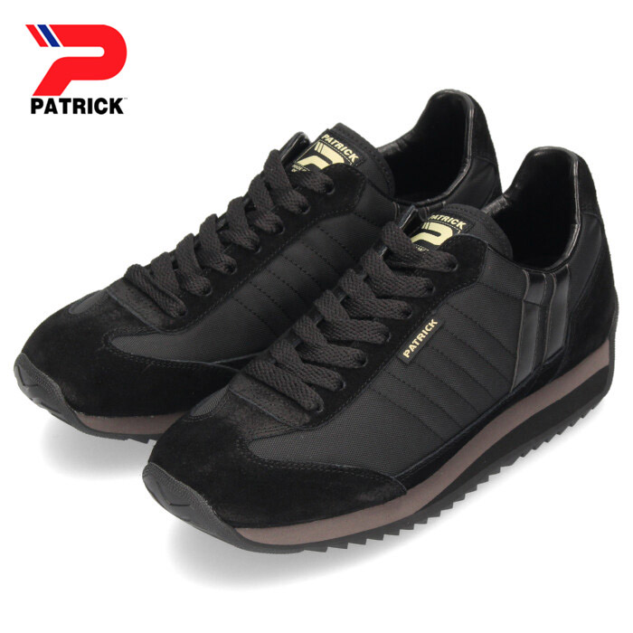 PATRICK（パトリック） スニーカー マラソン 黒 白 メンズ レディース