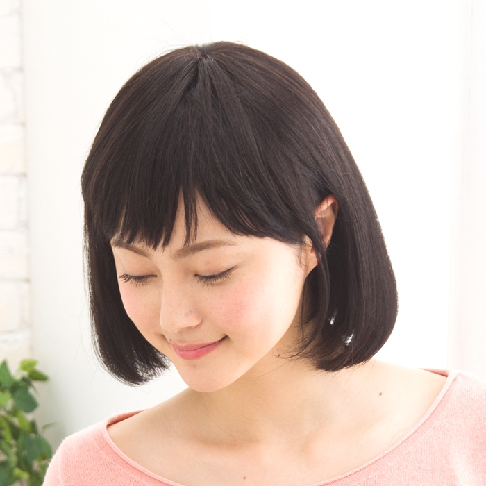 ウィッグ 人毛100% 医療用 女性 自然 ボブ フルウィッグ かつら