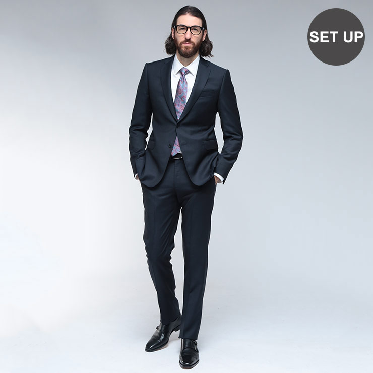 EMPORIO ARMANI エンポリオアルマーニ メンズ ピンストライプ シングル