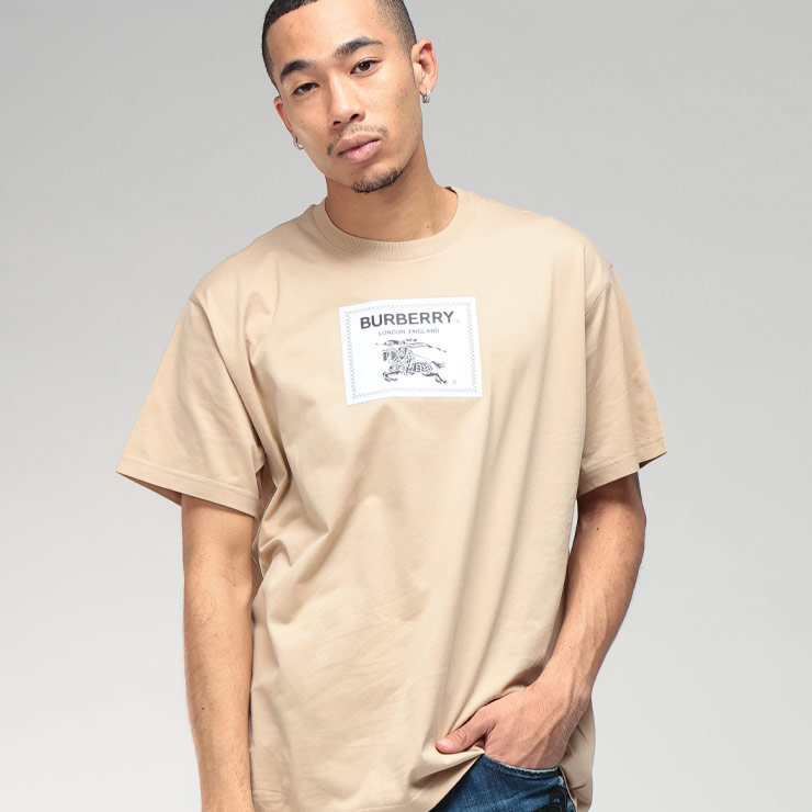 BURBERRY（バーバリー） Tシャツ メンズ フロント ロゴ ラベル