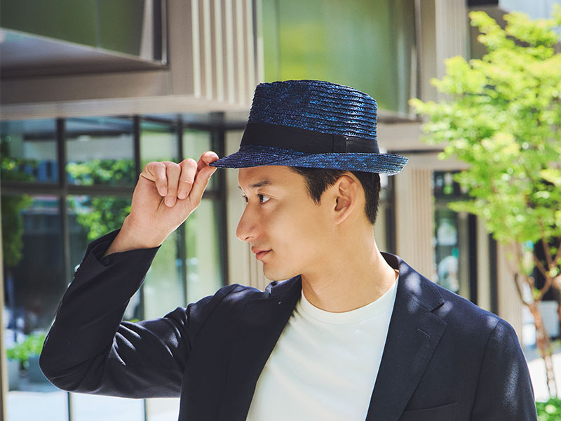 田中帽子店 Noah（ノア）中折れ麦わら帽子 ストローハット メンズ