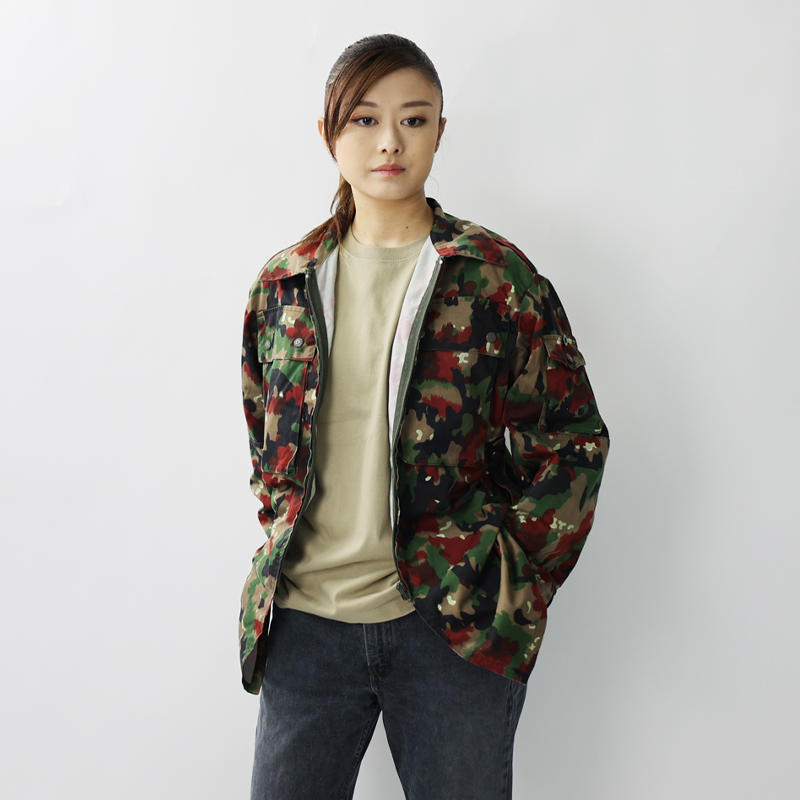 スイス軍. ライバーマスター迷彩 M-83ジャケット《実物・新品(未使用品