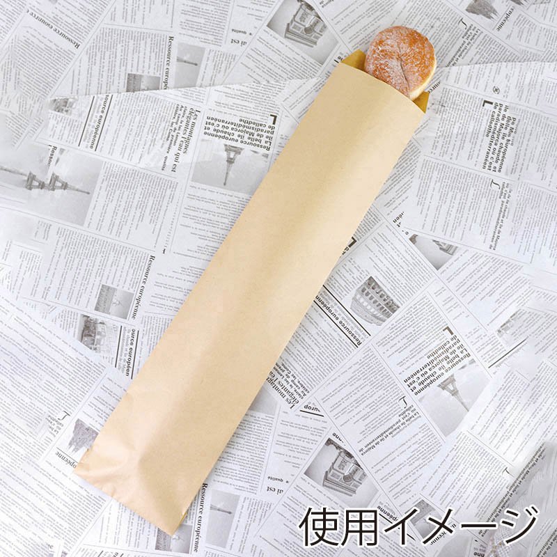 大阪ポリエチレン販売株式会社 耐油紙ロング袋 15328 100枚/袋（ご注文