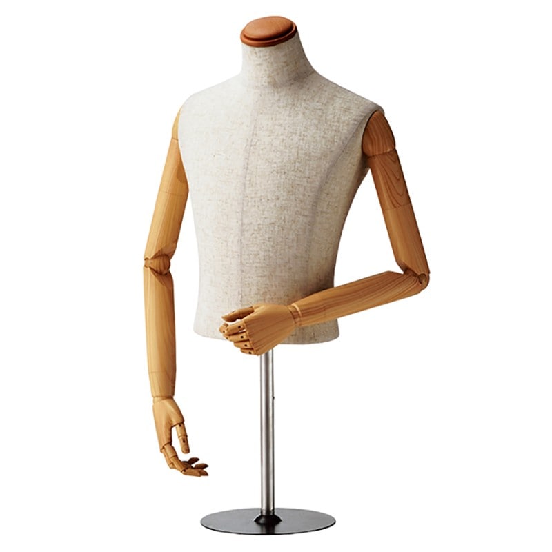 ストア・エキスプレス 子供腕付き芯地張トルソー 身長120cm（7才） 61