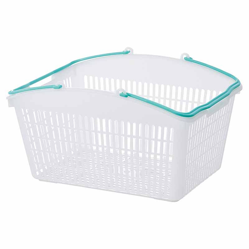 ストア・エキスプレス 山型買物カゴ 16リットル ナチュラルグレー 61