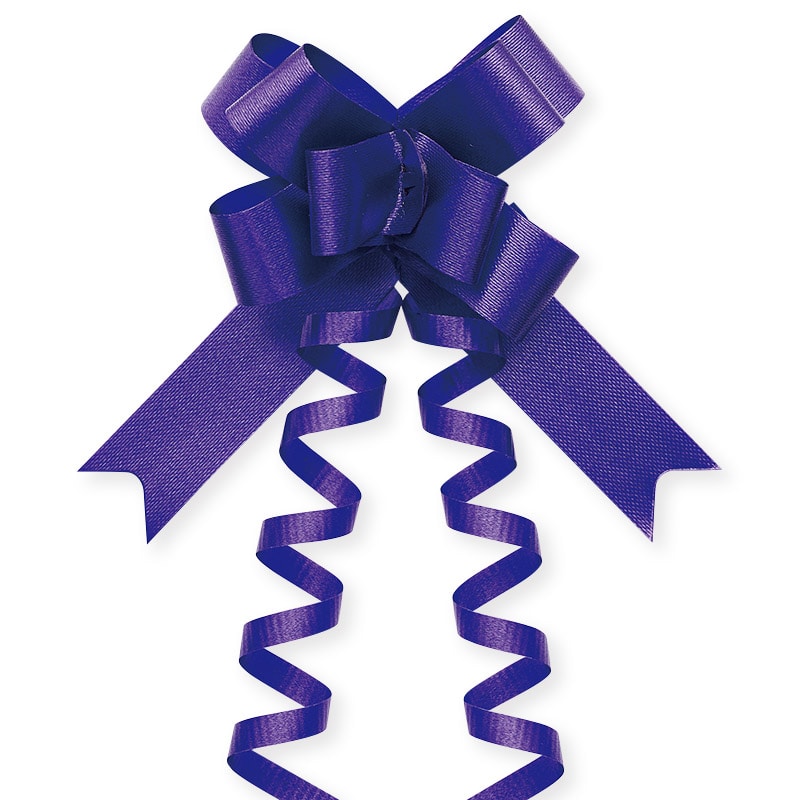 東京リボン ワンタッチリボン リボンボウ 42700 15×34／50 #9 パープル