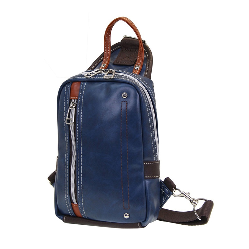 優美社 合皮ボディバッグ 1730 ネイビー 1本（ご注文単位1本）【直送品