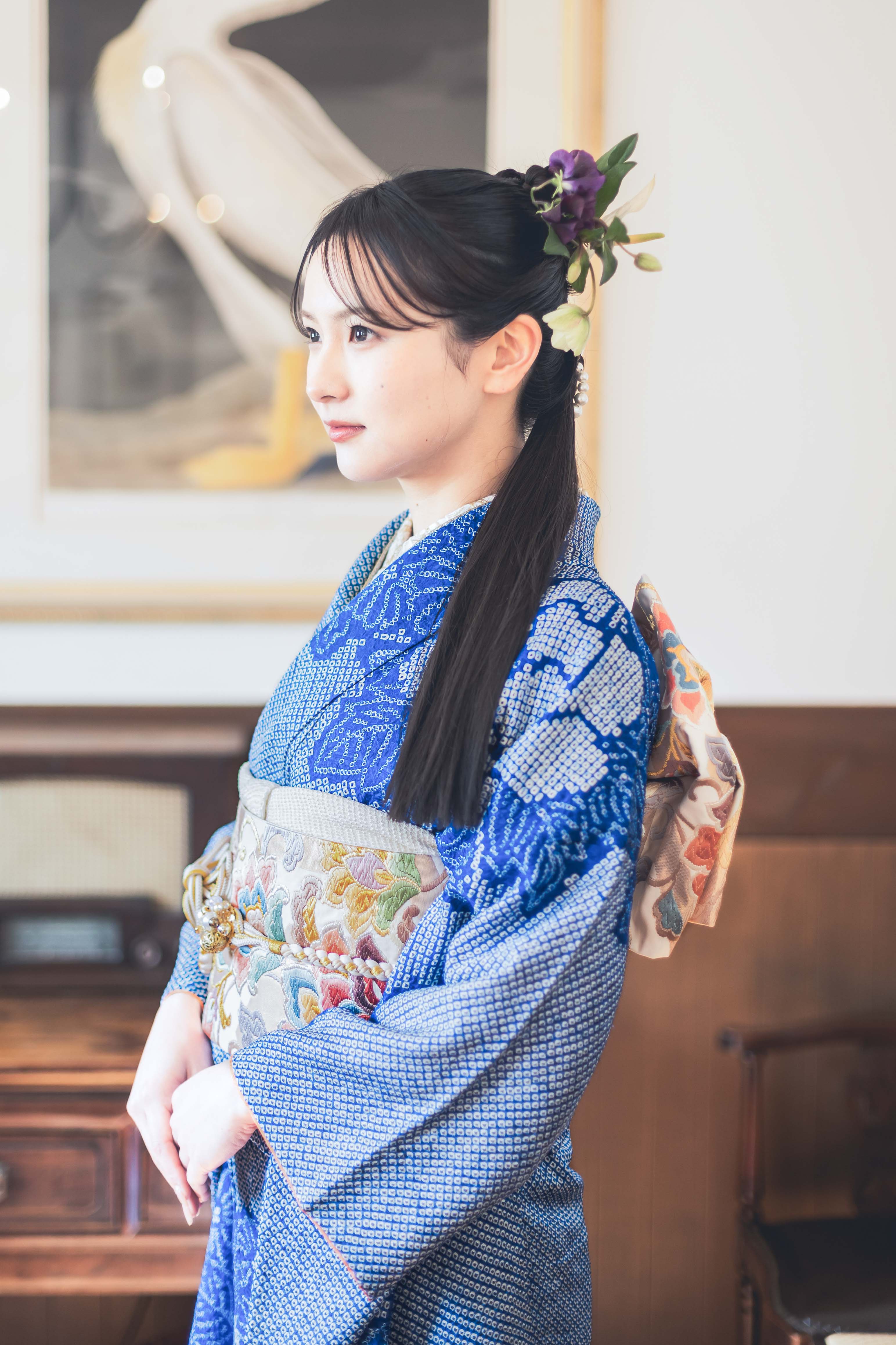 総絞り艶やか牡丹｜京都の成人式振袖・卒業式袴レンタル シュハリス