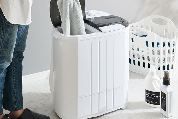 二層式洗濯機 脱水付き SP-NWM01 | simplus シンプラス Official Site