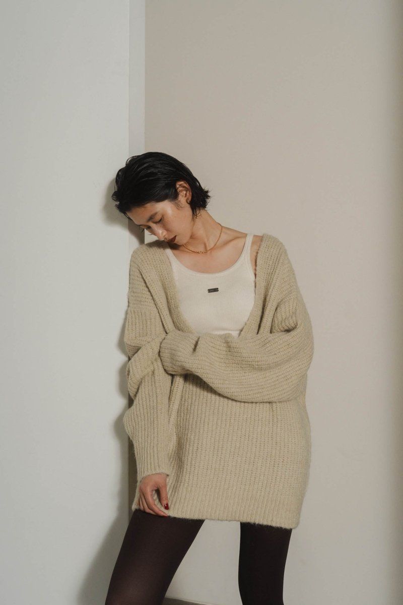 Knuth Marf - Uneck knit pullover (unisex) / Uネックニットプル