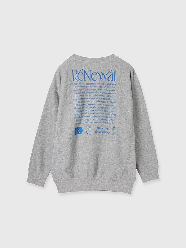 CREDONA - 【THE C】 POINT SWEATSHIRTS (グレー) | Sir online store