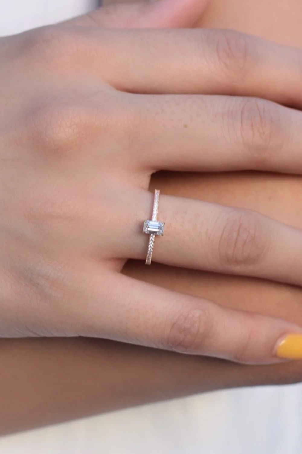 GYPPHY - 【即納】EMERALD MOISSANITE FULL ETERNITY RING