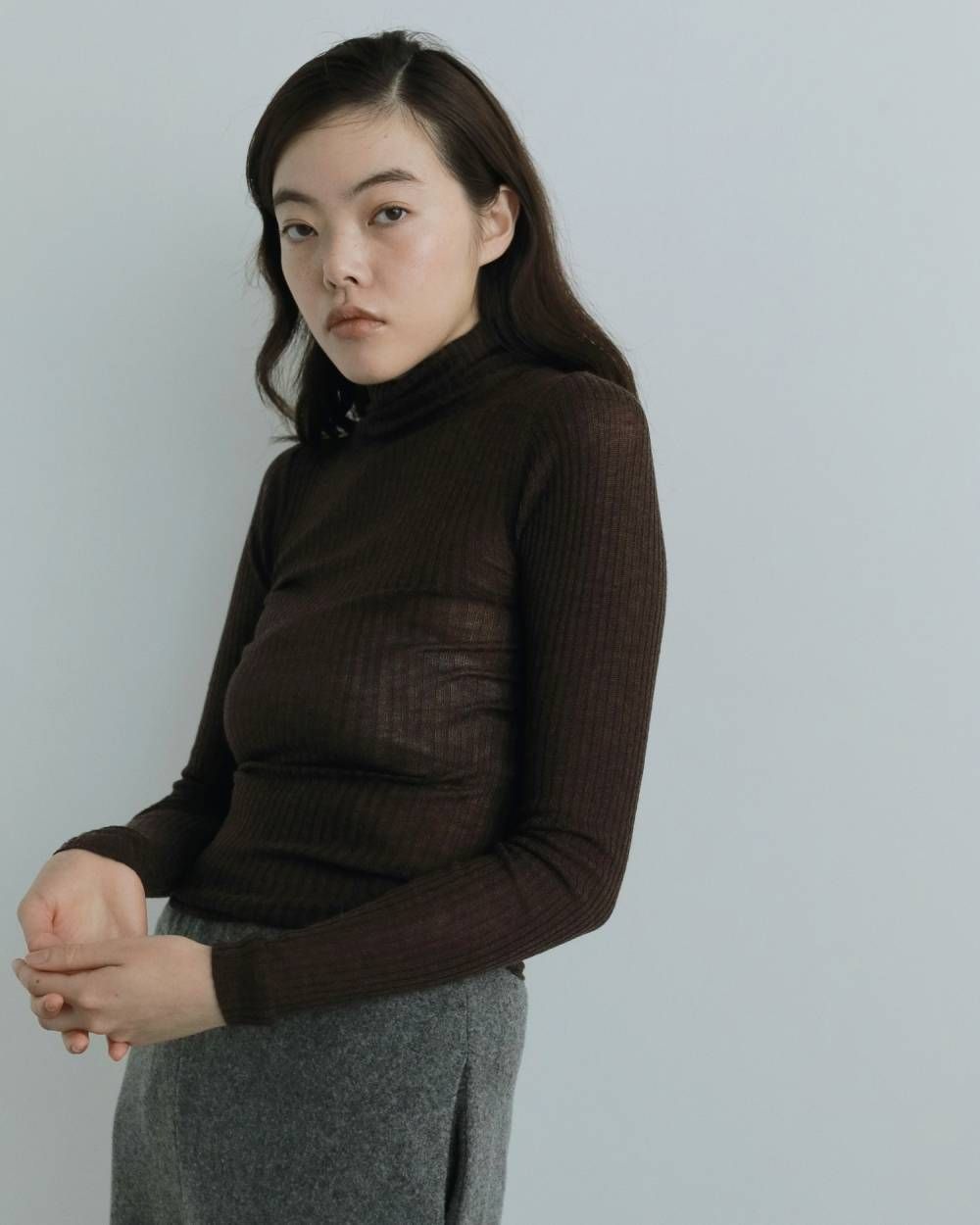 ànuke - Soft Rib Turtle / ソフトリブ タートルネックニット