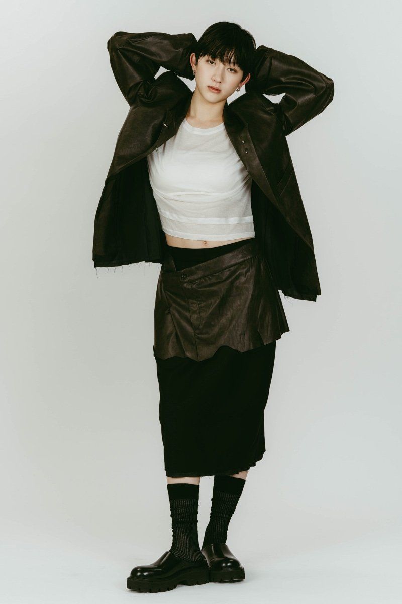 Knuth Marf - vintage tailored jacket (Leatherblack) / ヴィンテージ