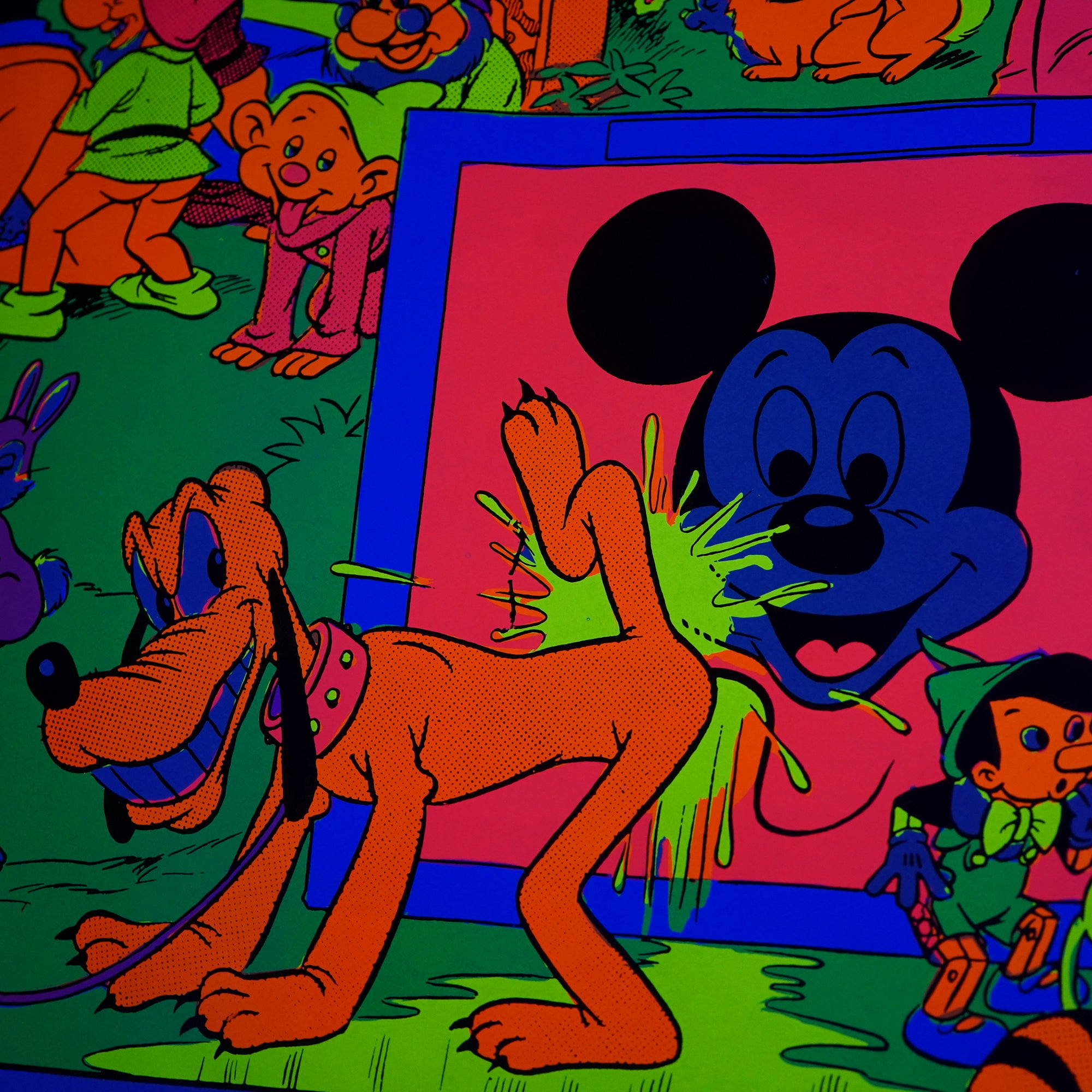 1960's The Disneyland Memorial Orgy サイケデリックポスター – SK OLDIES