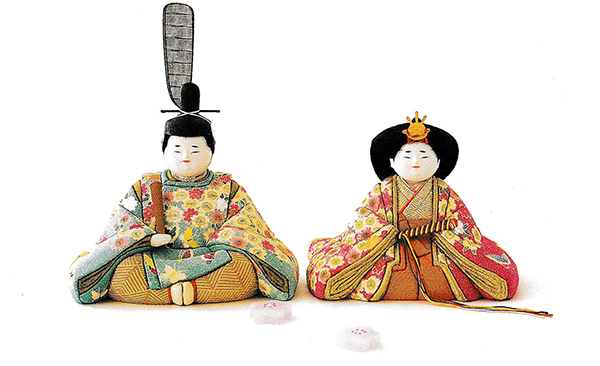 親王飾り 古典巻袖雛 人間国宝 初代 原米洲 雛人形 親王飾り 古典