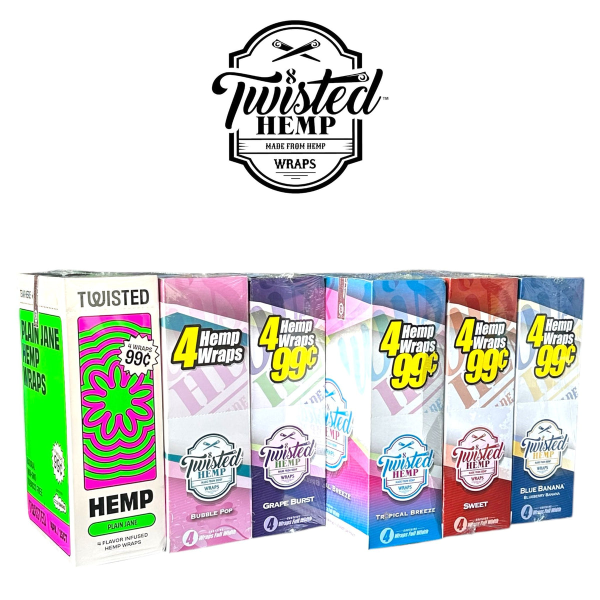Twisted Hemp 4/99c-15ct | SoCAL Distro LLC