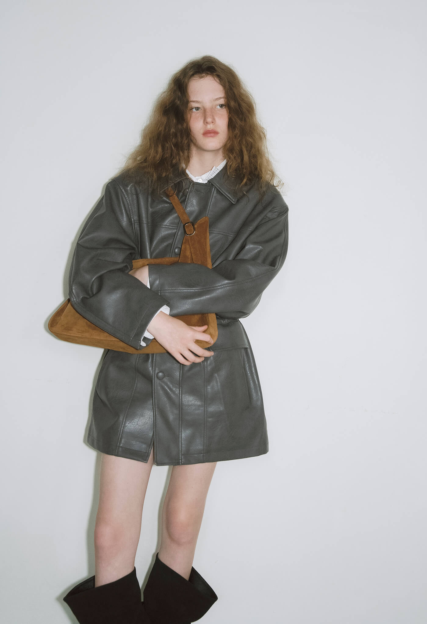 Gray Peretti Leather Jacket (4th) | Smooth Mood