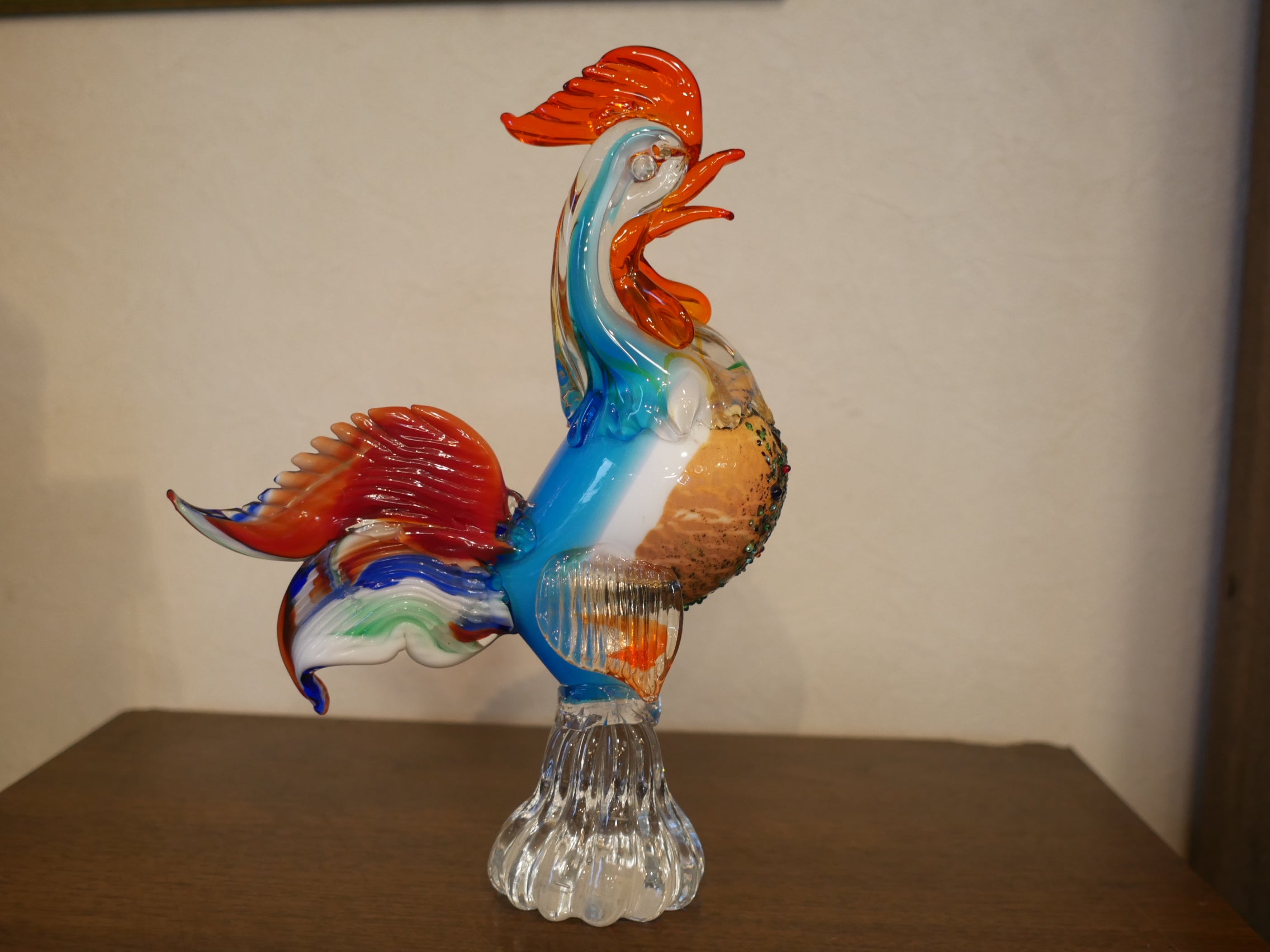 Murano Glass 鳥のオブジェ ヴェネチアンガラス ムラーノガラス