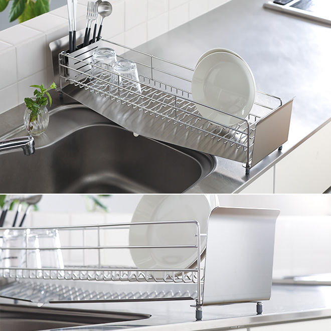 水切りラック UtaU ウタウ 水切りラック ロング 【選べる豪華特典