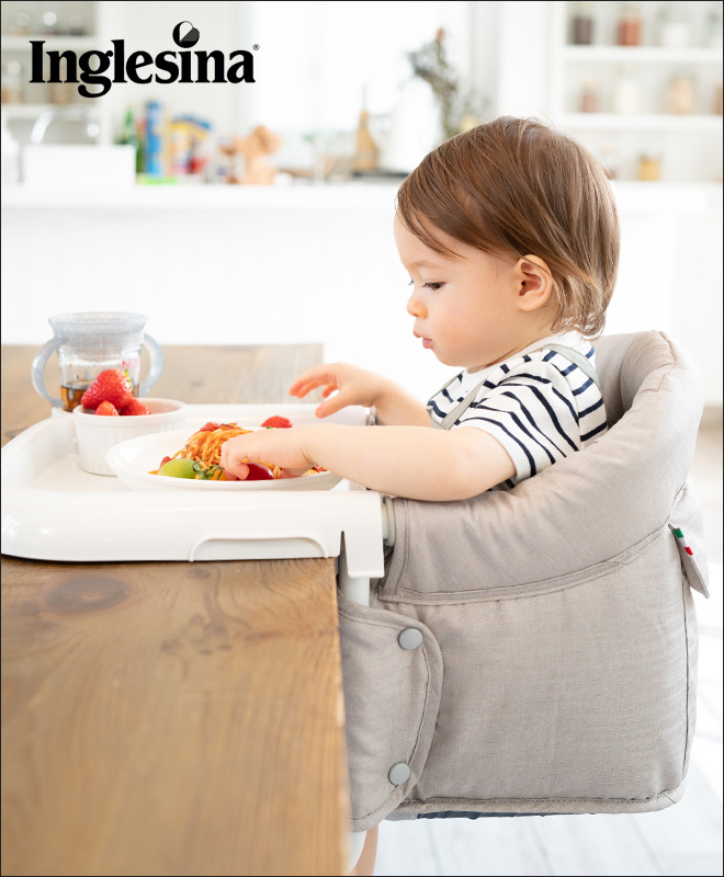 テーブルチェア イングリッシーナ ファスト ベビーチェア トレー付き