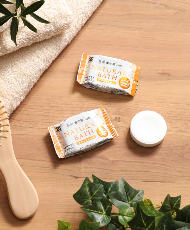 薬用重炭酸入浴剤 ナチュラルバス 10個入り | セレクトショップ・AQUA