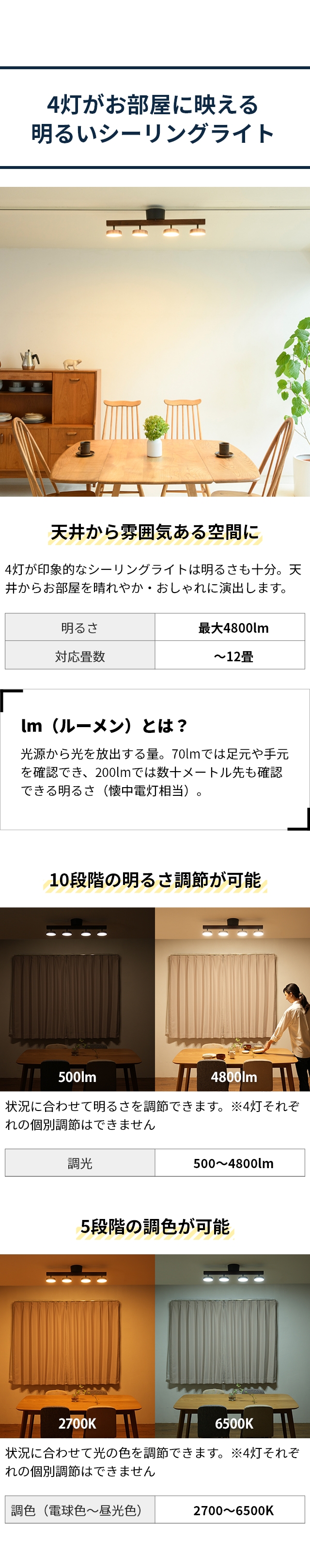 ルマーニ 【選べる豪華特典】 LEDシーリングライト 4 シーリングライト