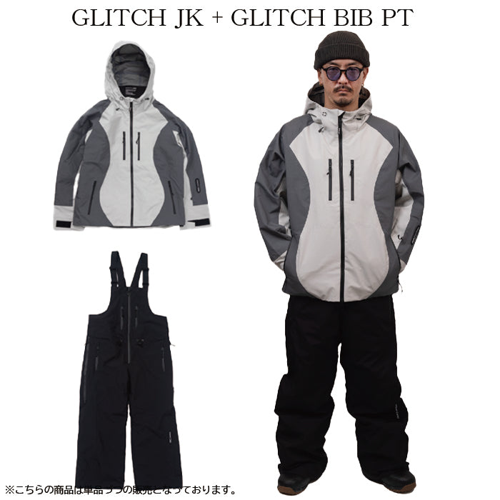 スノーボード ウェア ノマディック NOMADIK GLITCH BIB PNT BLACK 日本