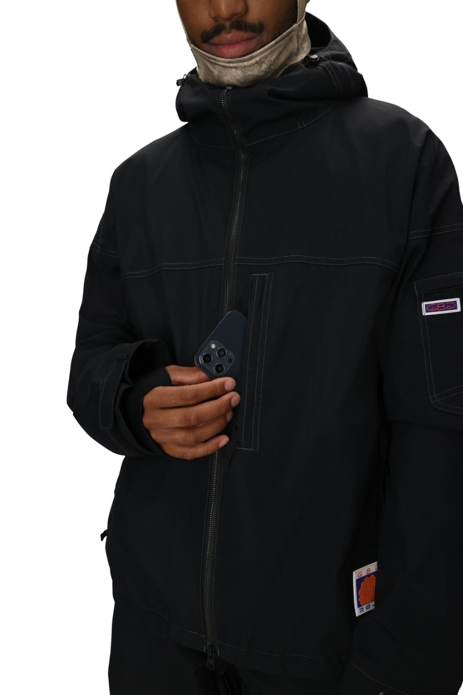686 ロクハチロク MENS DOJOSHELL JACKET BLACK 25-26 スノーボード ウェア